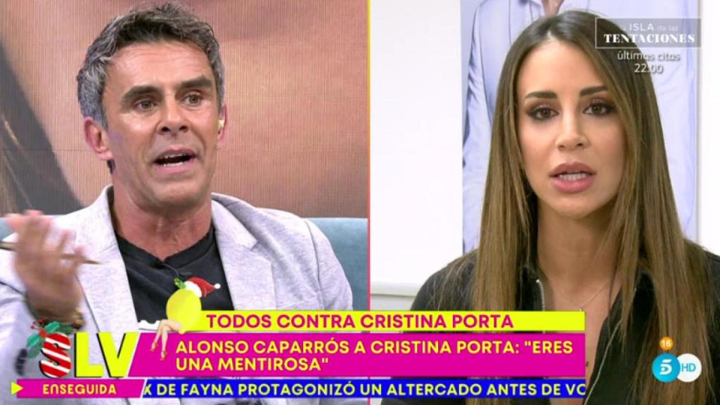 Alonso Caparrós, contra Cristina Porta.