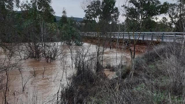 Fuertes crecidas en ríos Bullaque, Guadiana, Bañuelos y Gigüela en las últimas horas