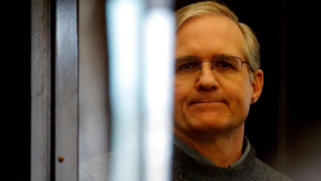 Audiencia de veredicto del ex marine estadounidense Paul Whelan , quien fue detenido y acusado de espionaje, en Moscú.