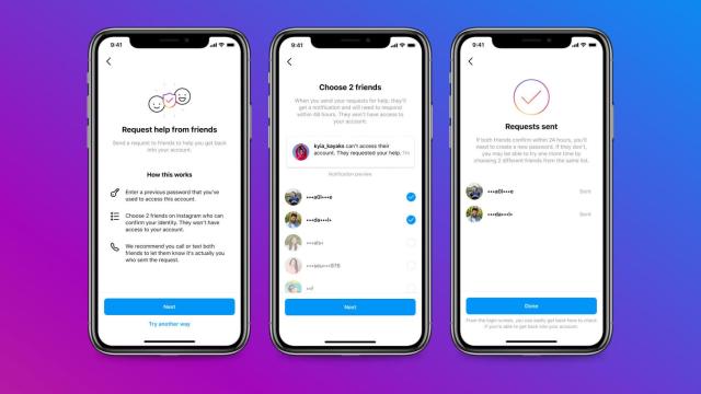 Funciones de seguridad de Instagram.