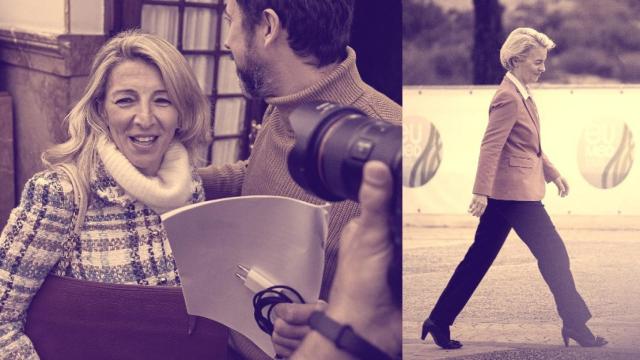 Yolanda Díaz y Ursula von der Leyen.