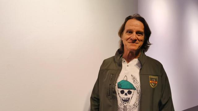 Kitín Muñoz, en la presentación esta semana del libro 'Los boinas verdes españoles'.