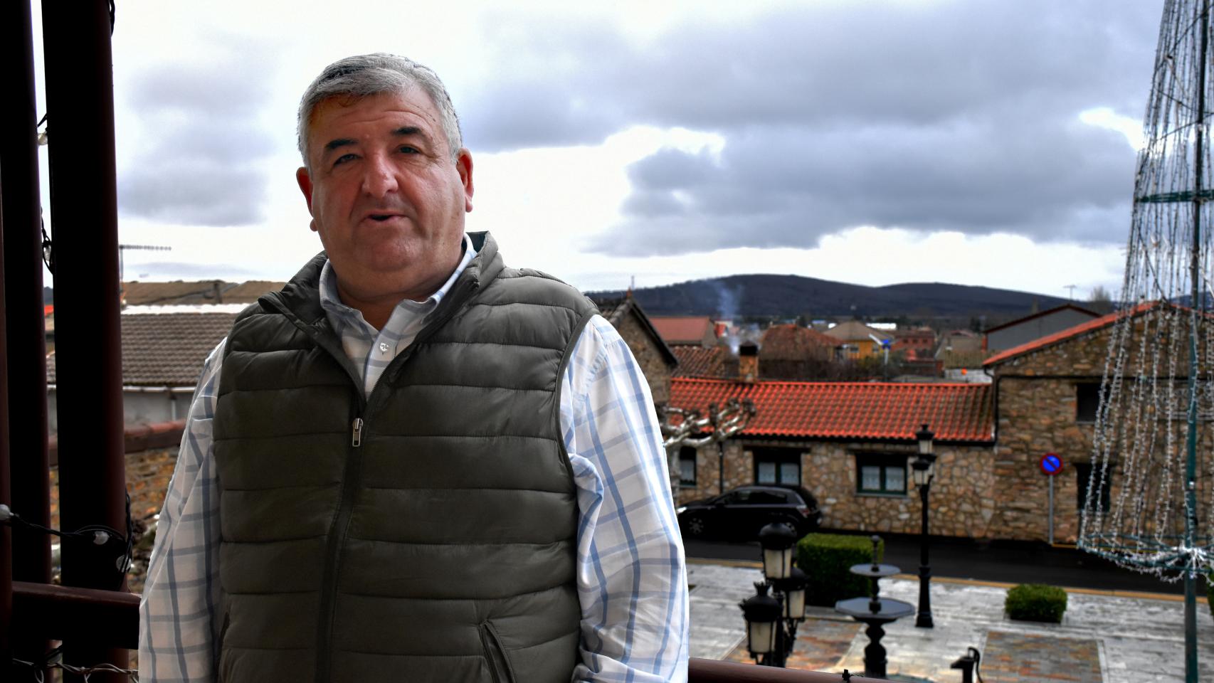El alcalde de Ferreras de Abajo, Jesús Hernández