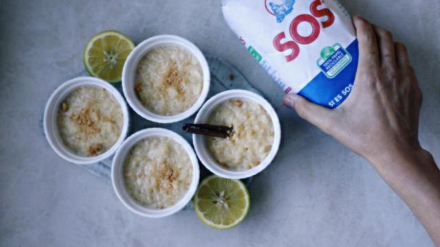 Arroz con leche y turrón, una receta para no desperdiciar alimentos