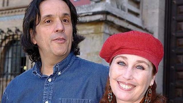 Manuel Iborra Martínez y la que fue su mujer, la malograda Verónica Forqué, en una imagen de archivo.