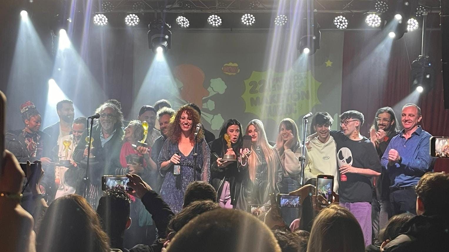 Entrega de premios del Maketón Maeloc en Vigo.