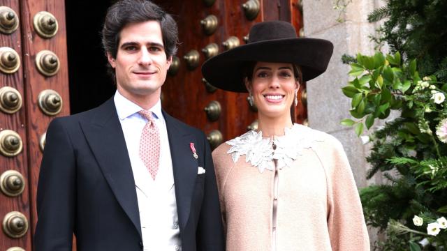 Los duques de Huéscar, en el enlace de Beltrán Palazuelo.