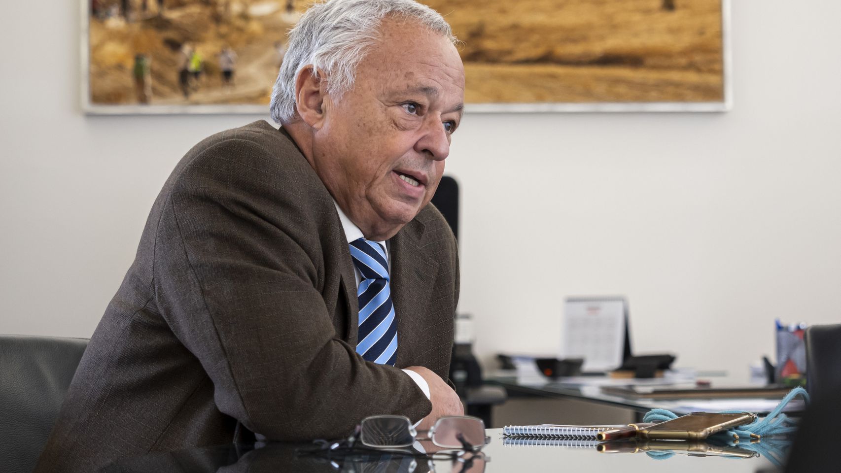 El consejero de Cultura, Turismo y Deporte, Gonzalo Santonja