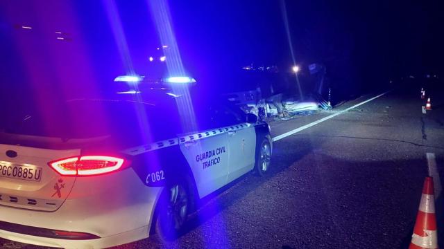 Imagen de un coche patrulla de la Guardia Civil.