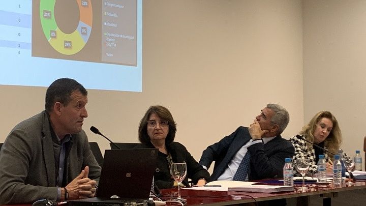 Reunión del Consejo Social de la UA para los Presupuestos de 2023.