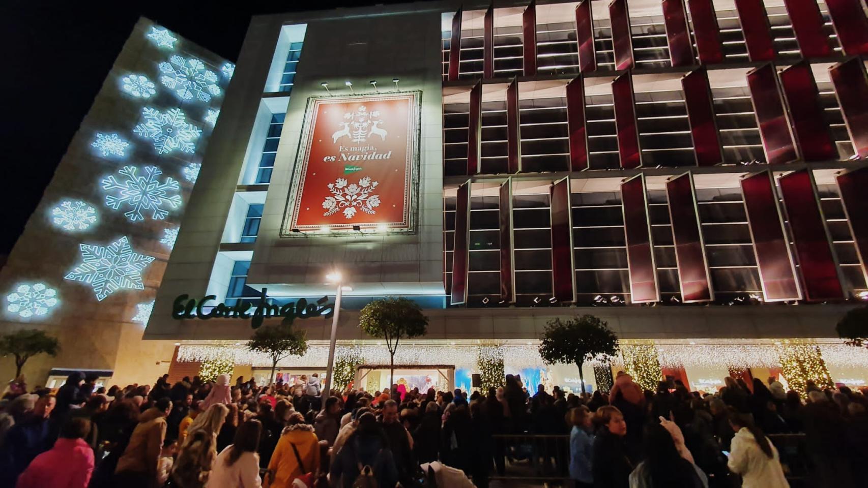 Papá Noel llega a El Corte Inglés de Salamanca
