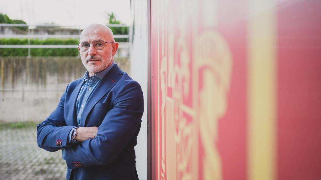 Luis de la Fuente, seleccionador español de fútbol, durante la entrevista con EL ESPAÑOL en la Ciudad del Fútbol de la RFEF