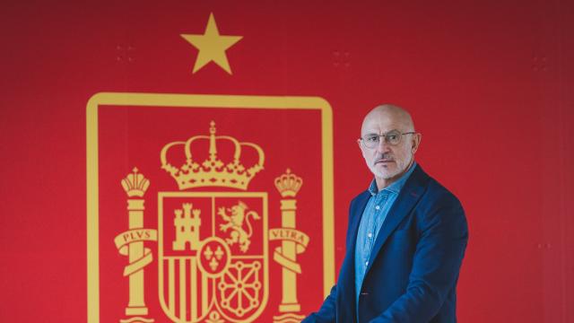 Luis de la Fuente, seleccionador español de fútbol, durante una entrevista con EL ESPAÑOL