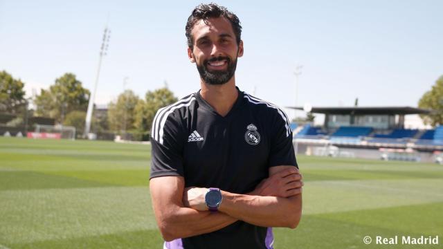 Álvaro Arbeloa, en la Ciudad Real Madrid