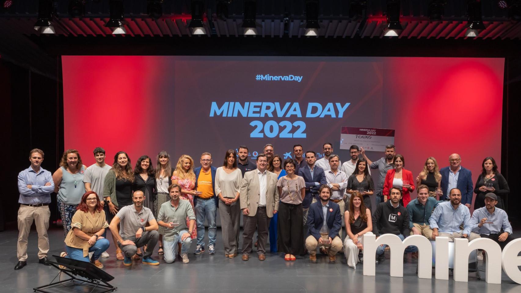 Foto de familia del ‘Minerva Investor Day’. El programa de aceleración ha impulsado ya cuatro foros de inversión 'online' para ayudar a las startups aceleradas en su búsqueda de inversión, un de los principales retos este 2022.