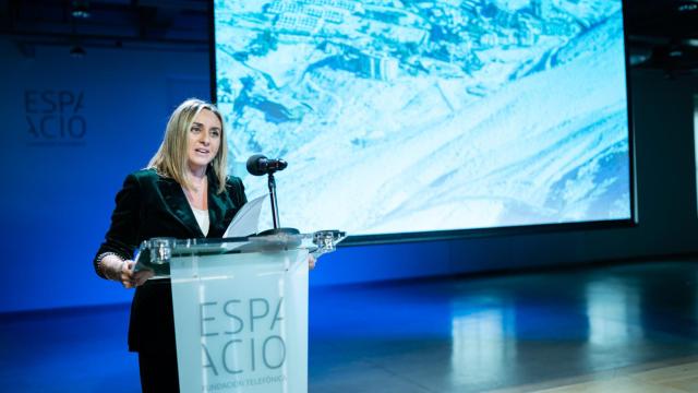 La consejera de Fomento, Articulación del Territorio y Vivienda, y presidenta de Cetursa Sierra Nevada, Marifrán Carazo, en la presentación del Plan Estratégico para 2030.