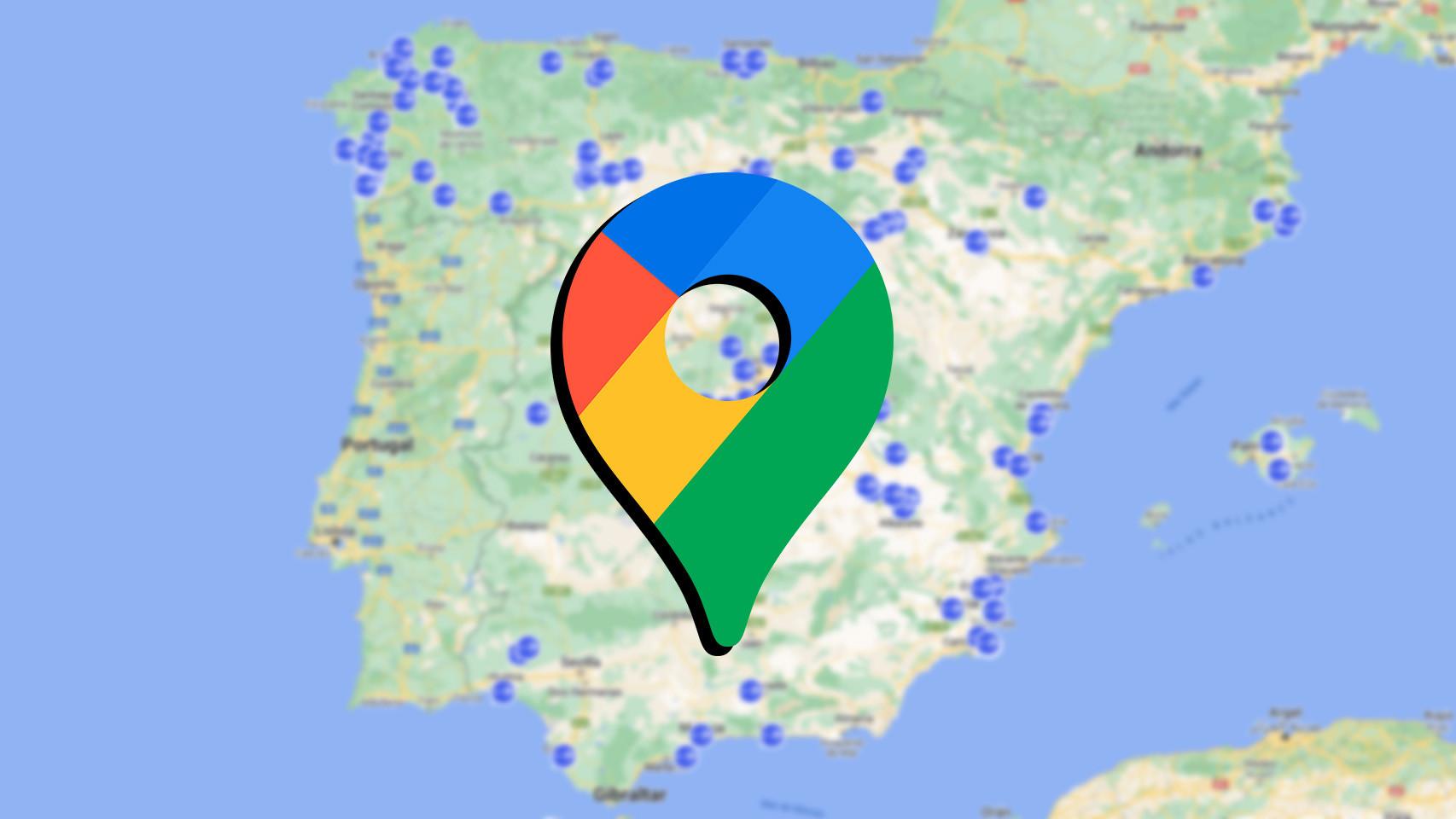 Captura con el mapa en cuestión en un fotomontaje.