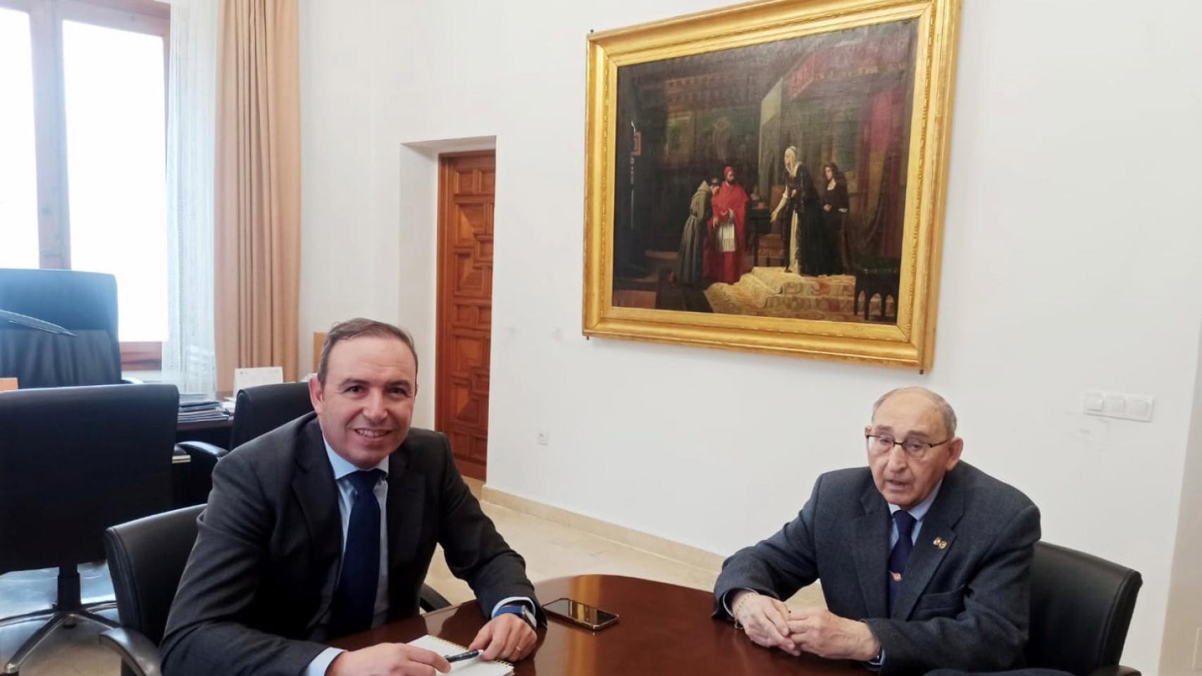 Reunión entre la Diputación de Valladolid y la Federación de Casetas Regionales