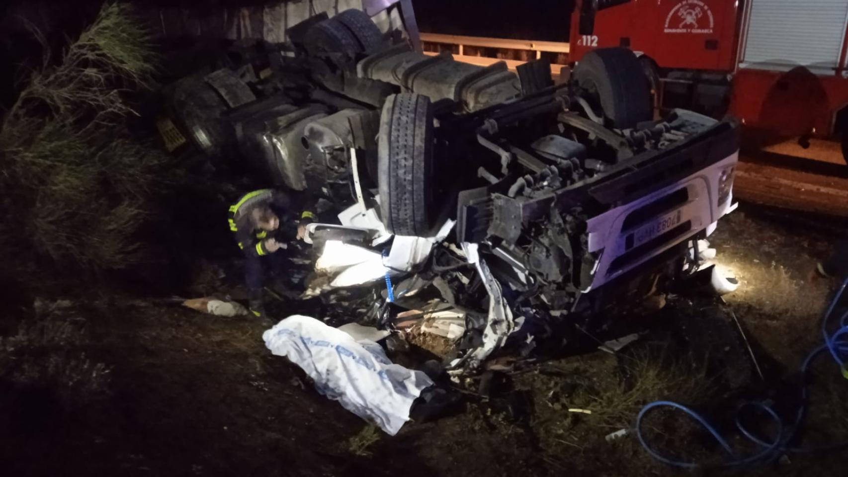 Accidente en la N-122