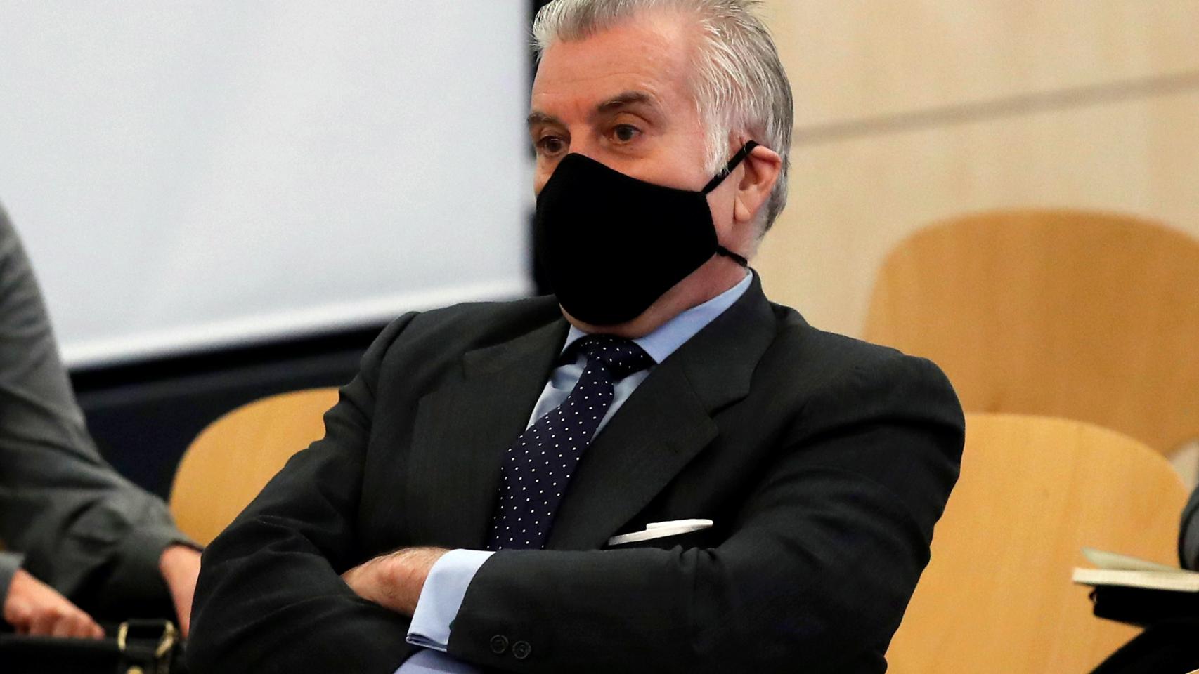 El extesorero del PP Luis Bárcenas durante el juicio por la presunta caja 'b' del PP.
