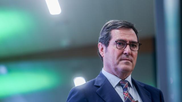 El presidente de la CEOE, Antonio Garamendi