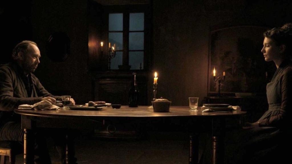 Eugénie Grandet y su padre en una escena de la película.