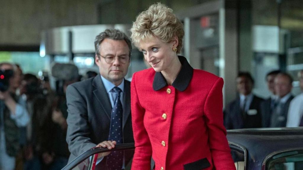 Elizabeth Debicki como Lady Di en 'The Crown'.