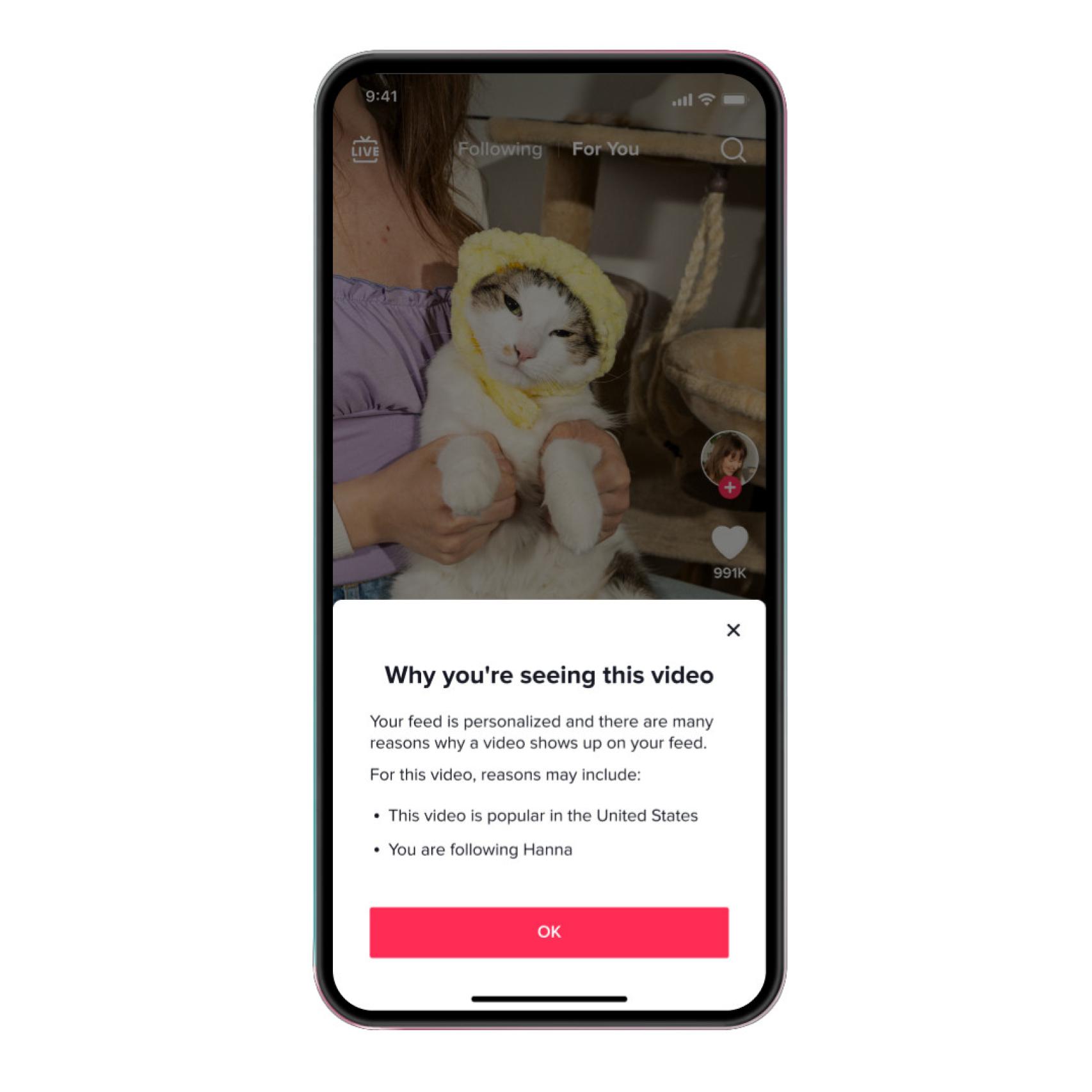 La función secreta de TikTok se salta las razones oficiales para hacerse viral