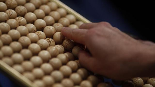 Estos son parte de los números del sorteo.