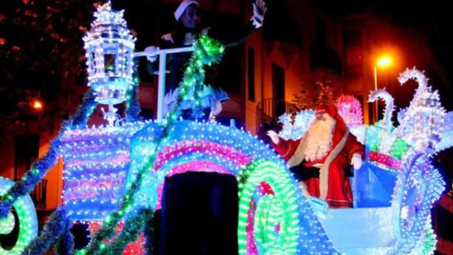 Imagen de archivo de la Cabalgaza de Papa Noel.