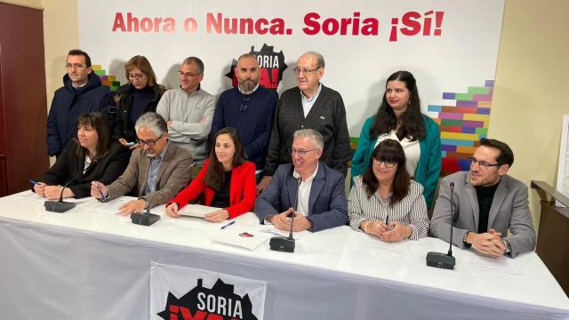 Rueda de prensa de Soria Ya