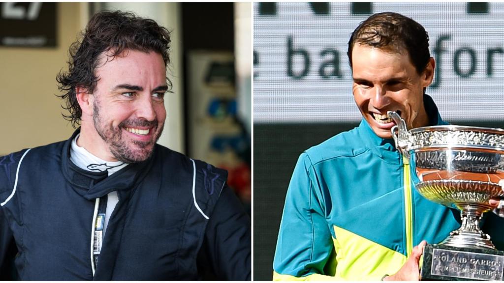 Fernando Alonso y Rafa Nadal
