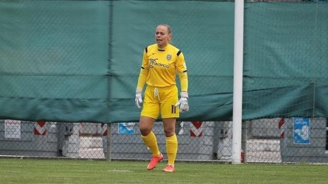 Alice Pignagnoli, mientras defendía la portería del Cesena.