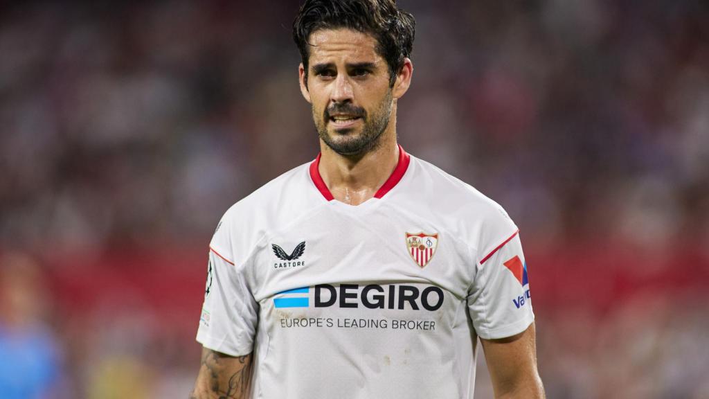 Isco Alarcón durante un partido con el Sevilla FC