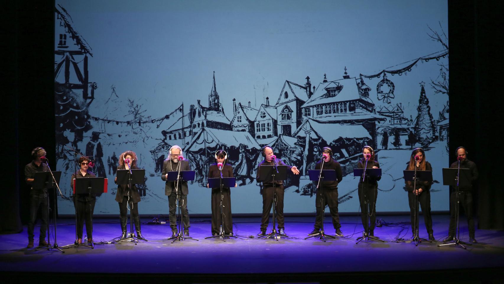 Grabación en el Teatro de Rojas / foto: Óscar Huertas