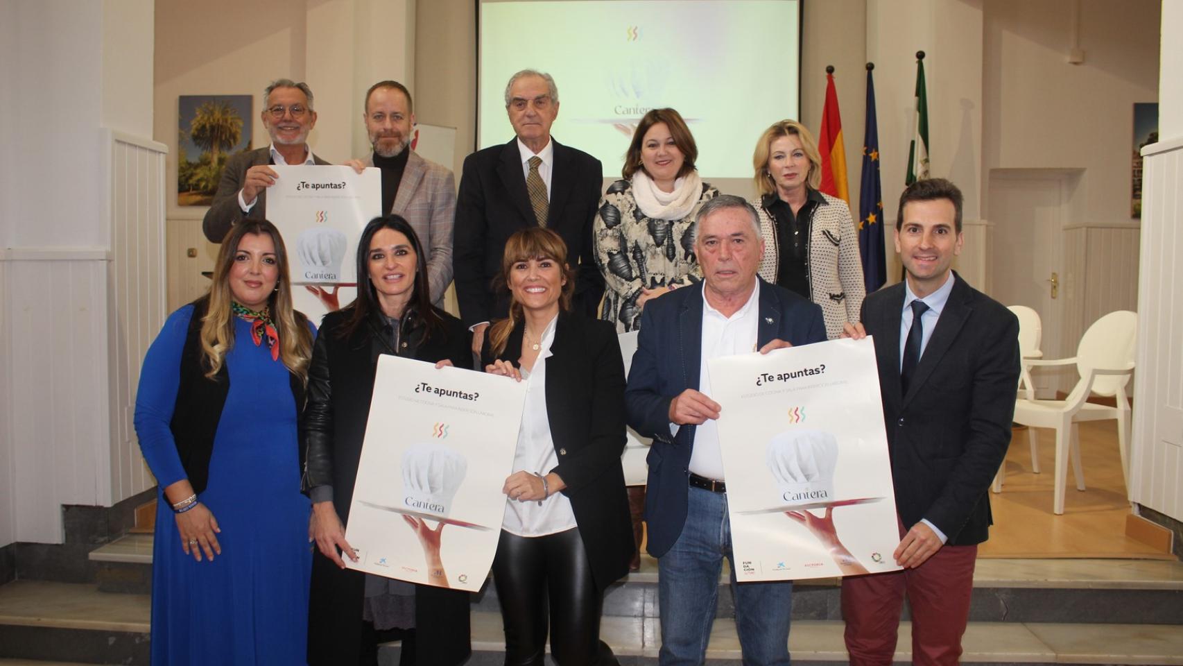 La presentación de la escuela de formación de Cocina y Sala 'Cantera'
