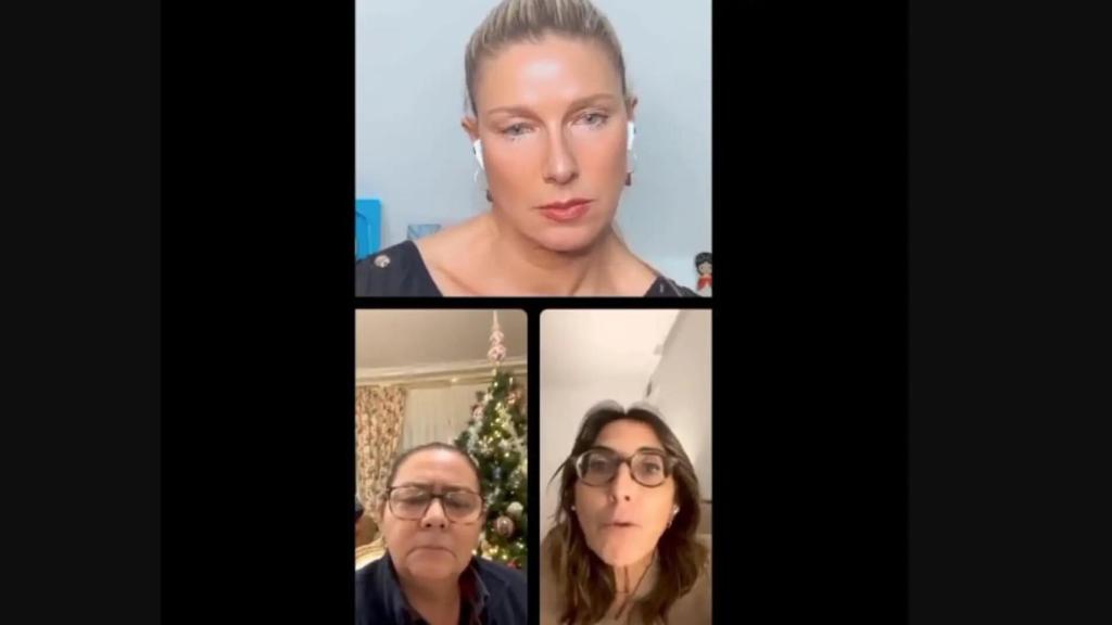 Paz Padilla, Anne Igartiburu y María del Monte.