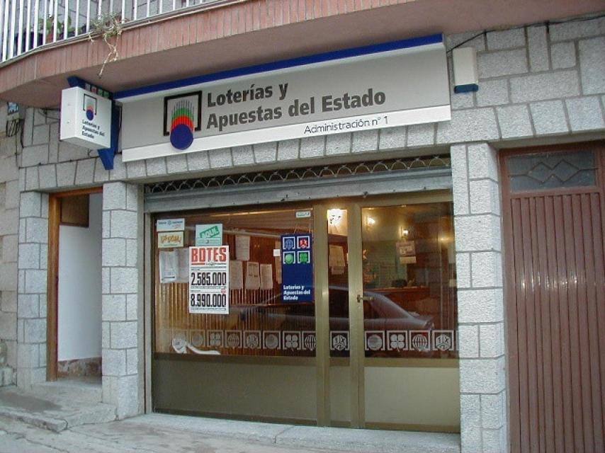 Imagen de archivo de una administración de Lotería.