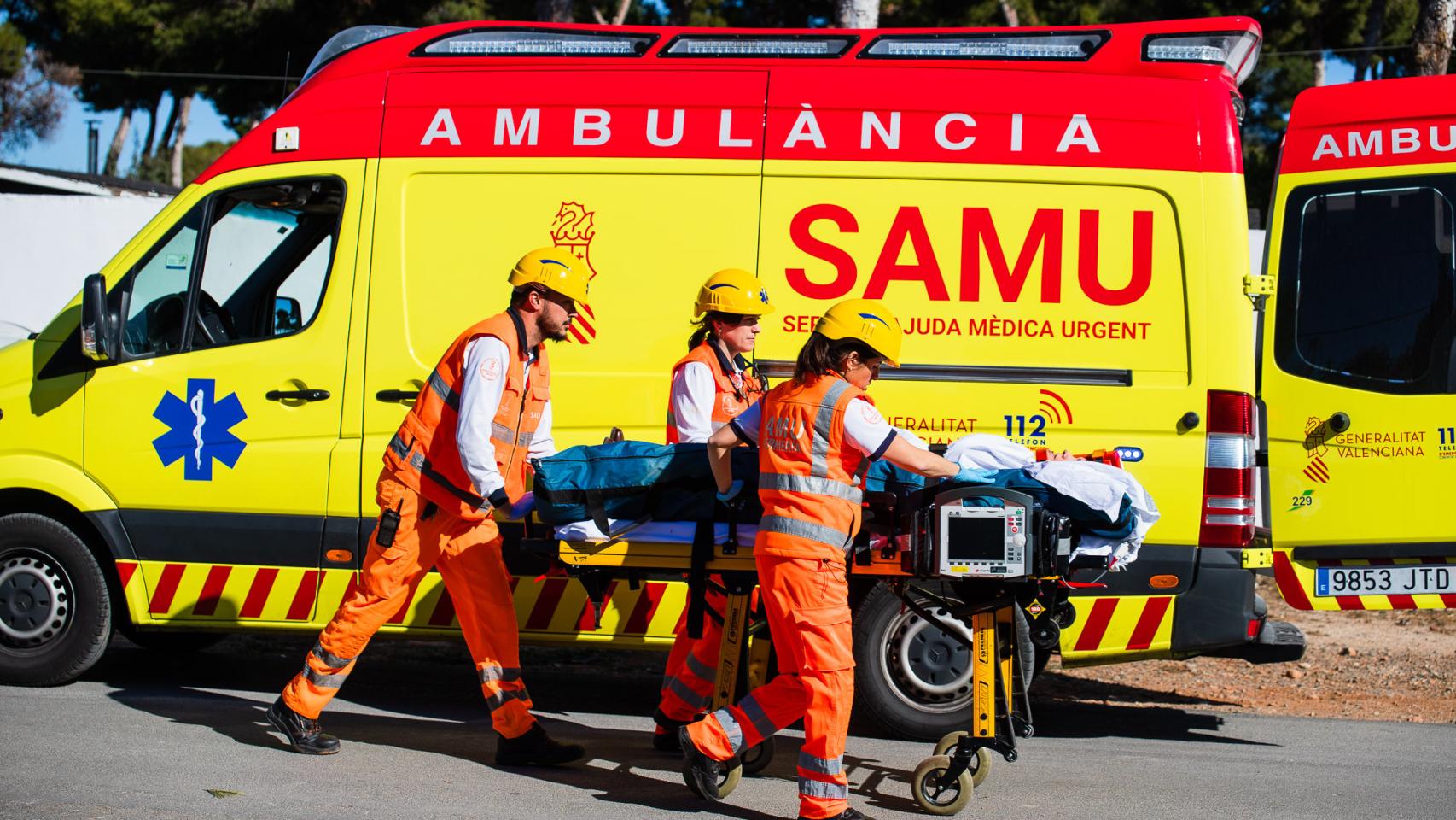 Una unidad del SAMU de la Comuniad Valenciana.