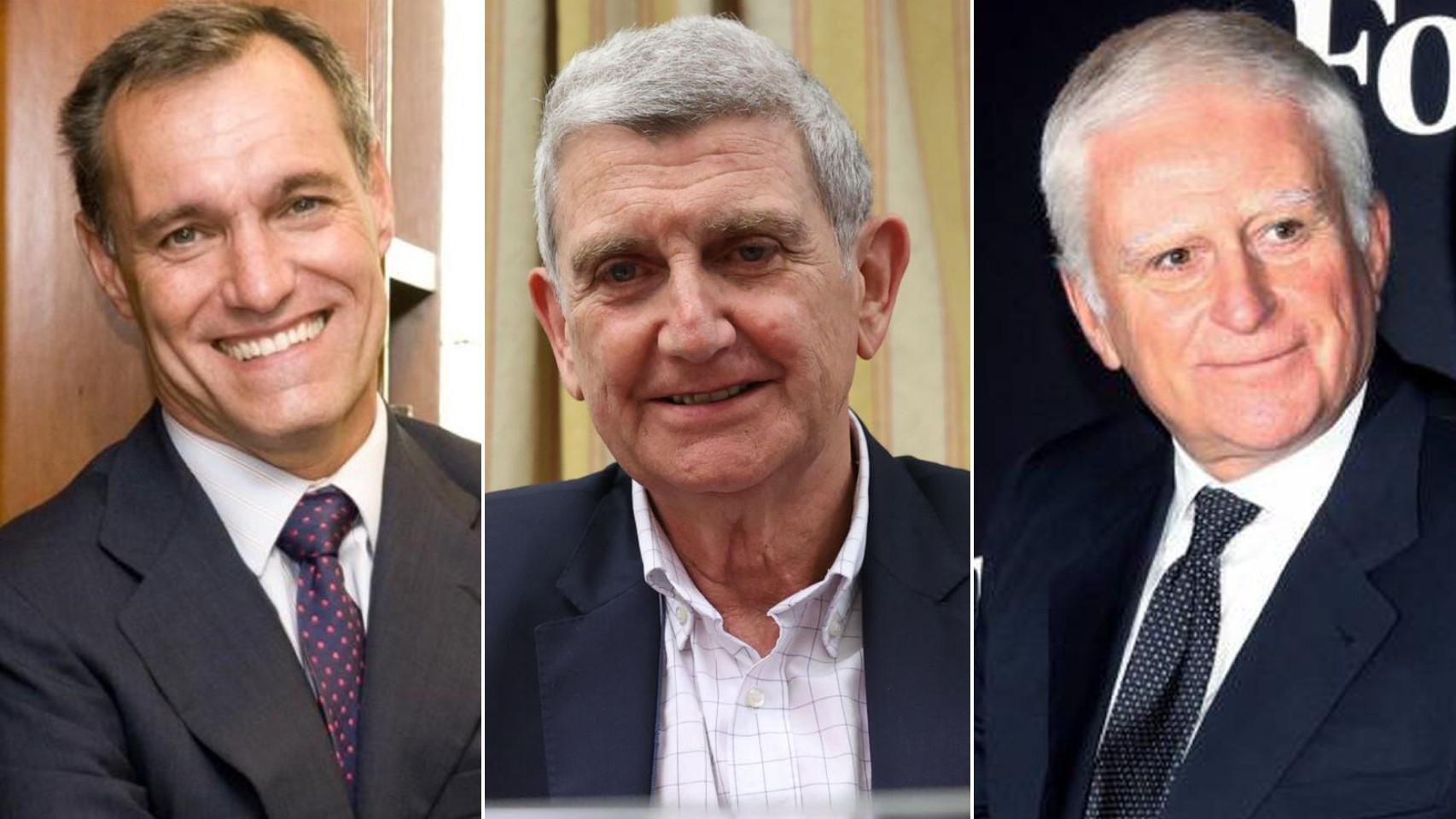 Silvio González, José Manuel Pérez Tornero y Paolo Vasile.