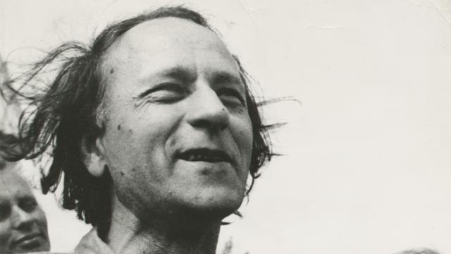 Mekas en Birzai, Lituania, en 1971