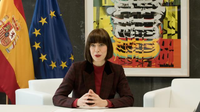 Diana Morant, ministra de Ciencia e Innovación, durante la entrevista con D+I / EL ESPAÑOL.