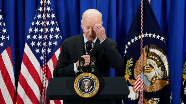 El presidente de Estados Unidos, Joe Biden, en un acto en Delaware.