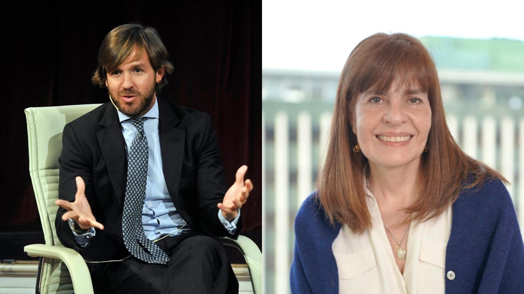Rosauro Varo, presidente de GAT Inversiones, y María Paula Camacho, vicepresidenta de Asuntos Corporativos y secretaria general de Ecopetrol.