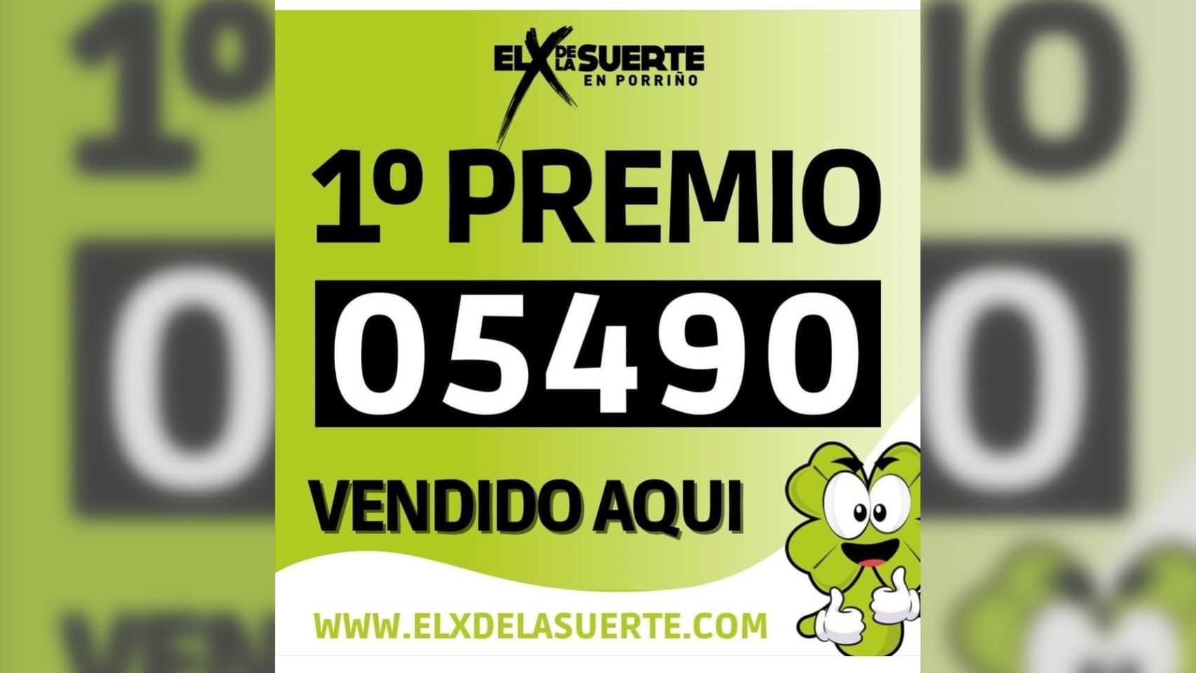 El Bar X de O Porriño celebra que ha tocado allí el Gordo.