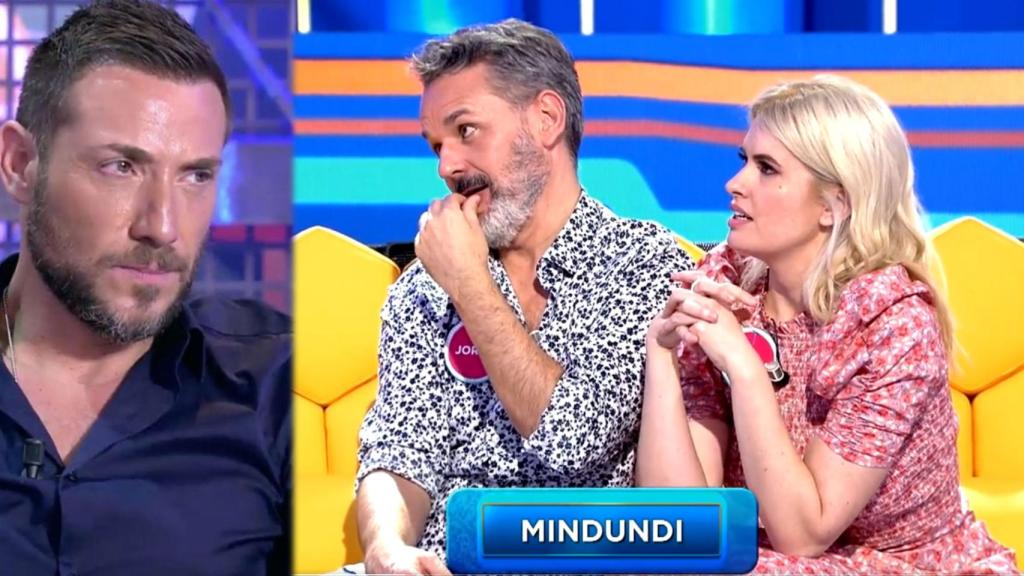 Antonio David Flores, en un montaje junto a Adriana Abenia y Jorge Lucas en '25 palabras'