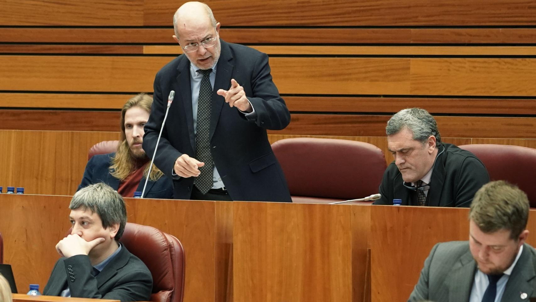 Francisco Igea hoy en las Cortes