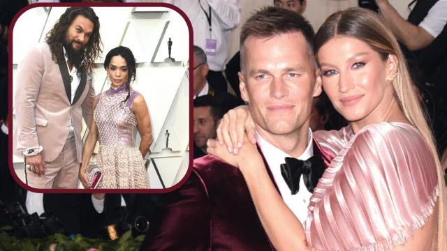 Gisele Bündchen, Jason Momoa y sus exparejas, en un montaje de JALEOS.