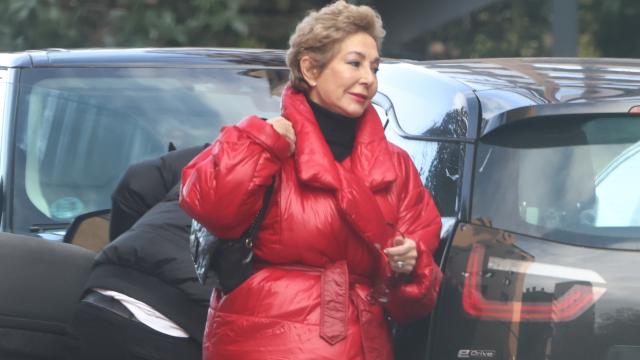 Ana Rosa Quintana en una comida con amigas en Madrid.