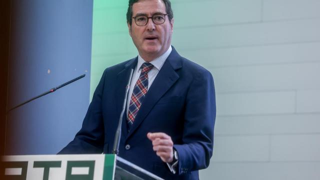 El presidente de la CEOE, Antonio Garamendi